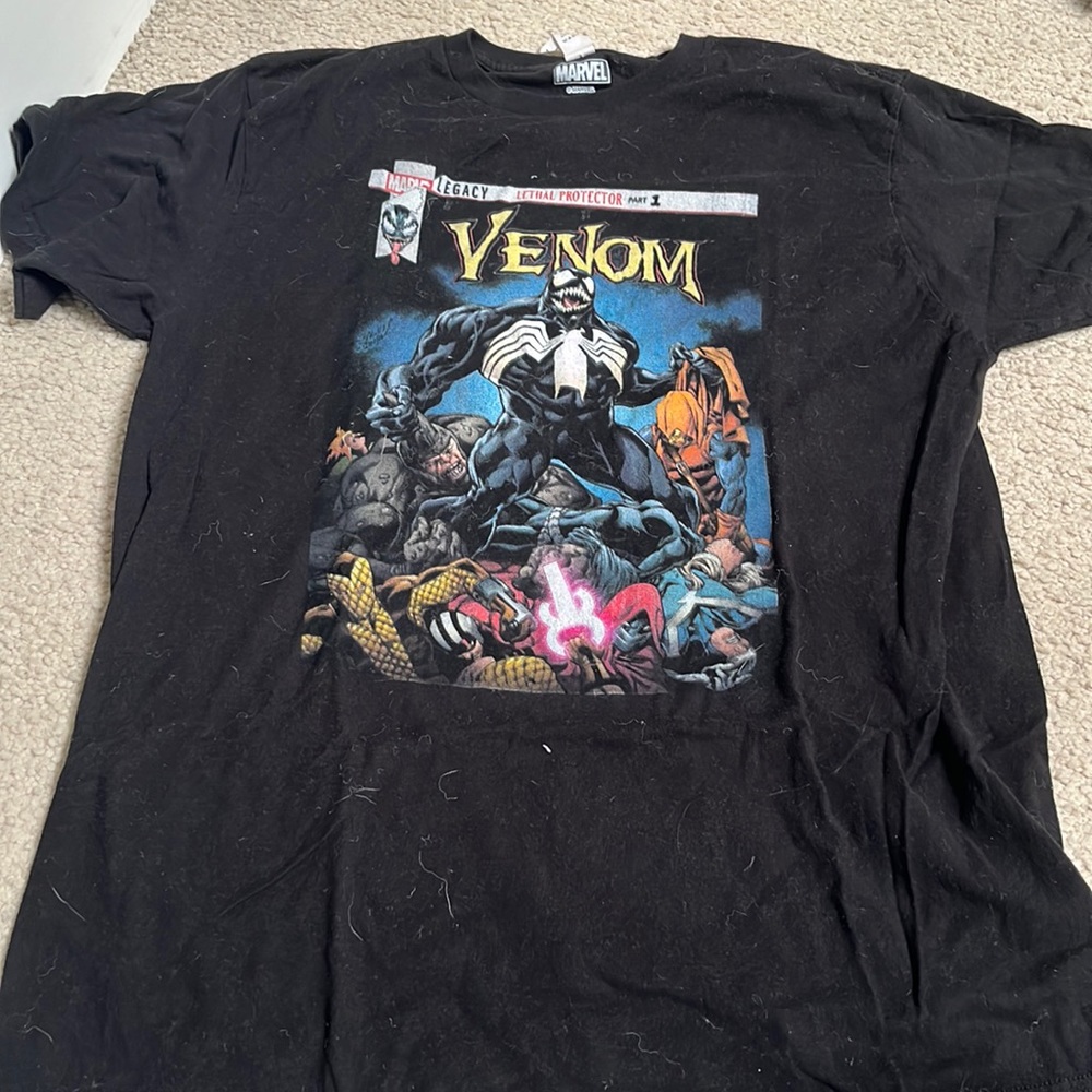 Black Venom comic t- Shirt